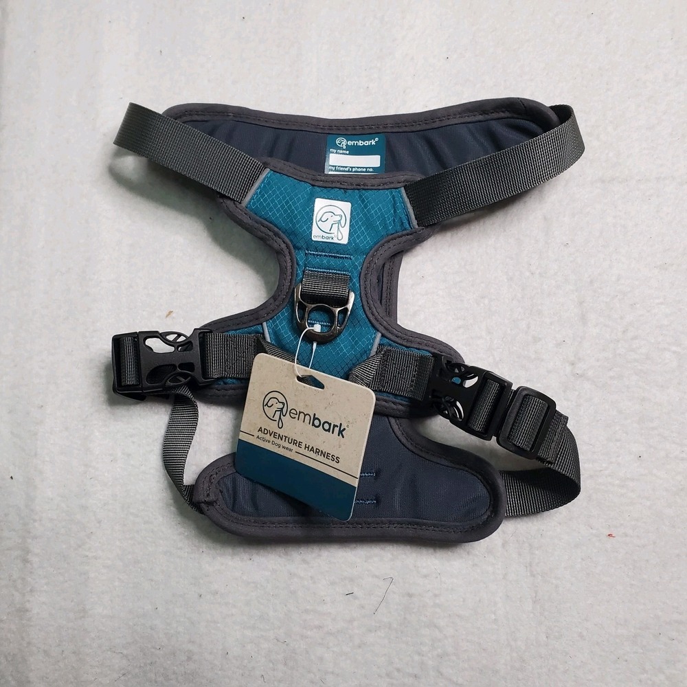 Embark Adventure Harness Teal Small Adjustable Reflective Straps Harness